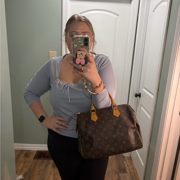 Louis Vuitton Speedy 30 Monogram, Made in France 1993 - Picture 3 of 17